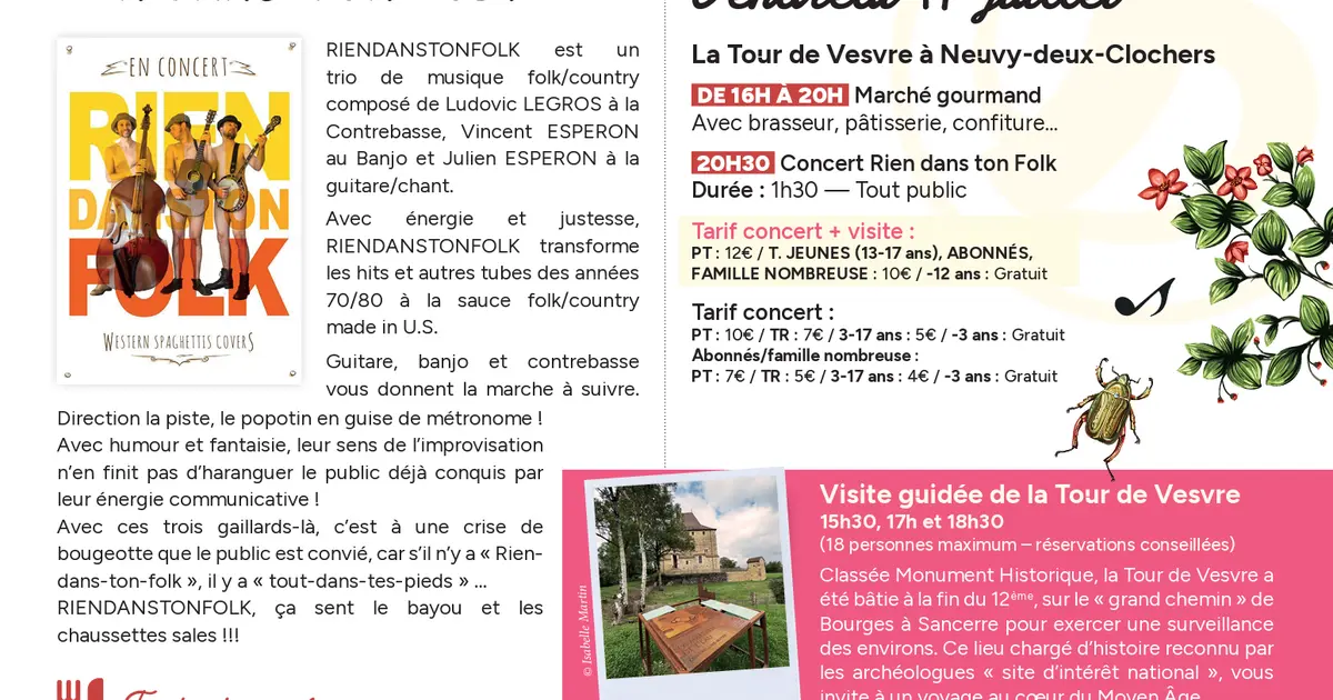 Musical'été à La Tour de Vesvre