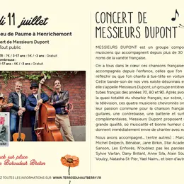 Musical'été : Concert de Messieurs Dupont