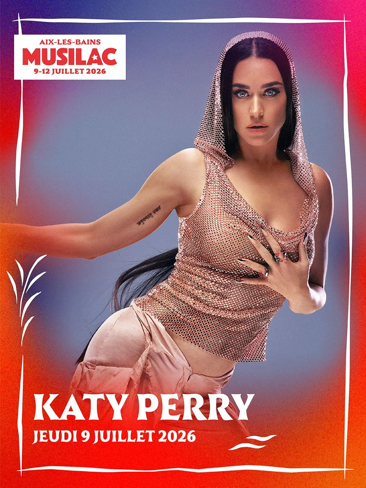Katy Perry est la première tête d'affiche de Musilac 2026