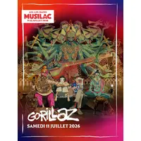 Gorillaz, 5e tête d'affiche du festival 2026 DR