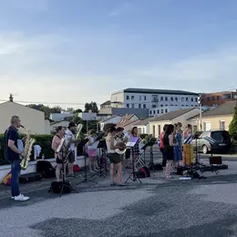 Musique Municipale de Bruyères - répétition en plein-air (Laval-sur-Vologne)