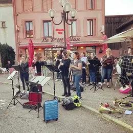 Musique Municipale de Bruyères - répétition en plein-air (Brass'Potes)