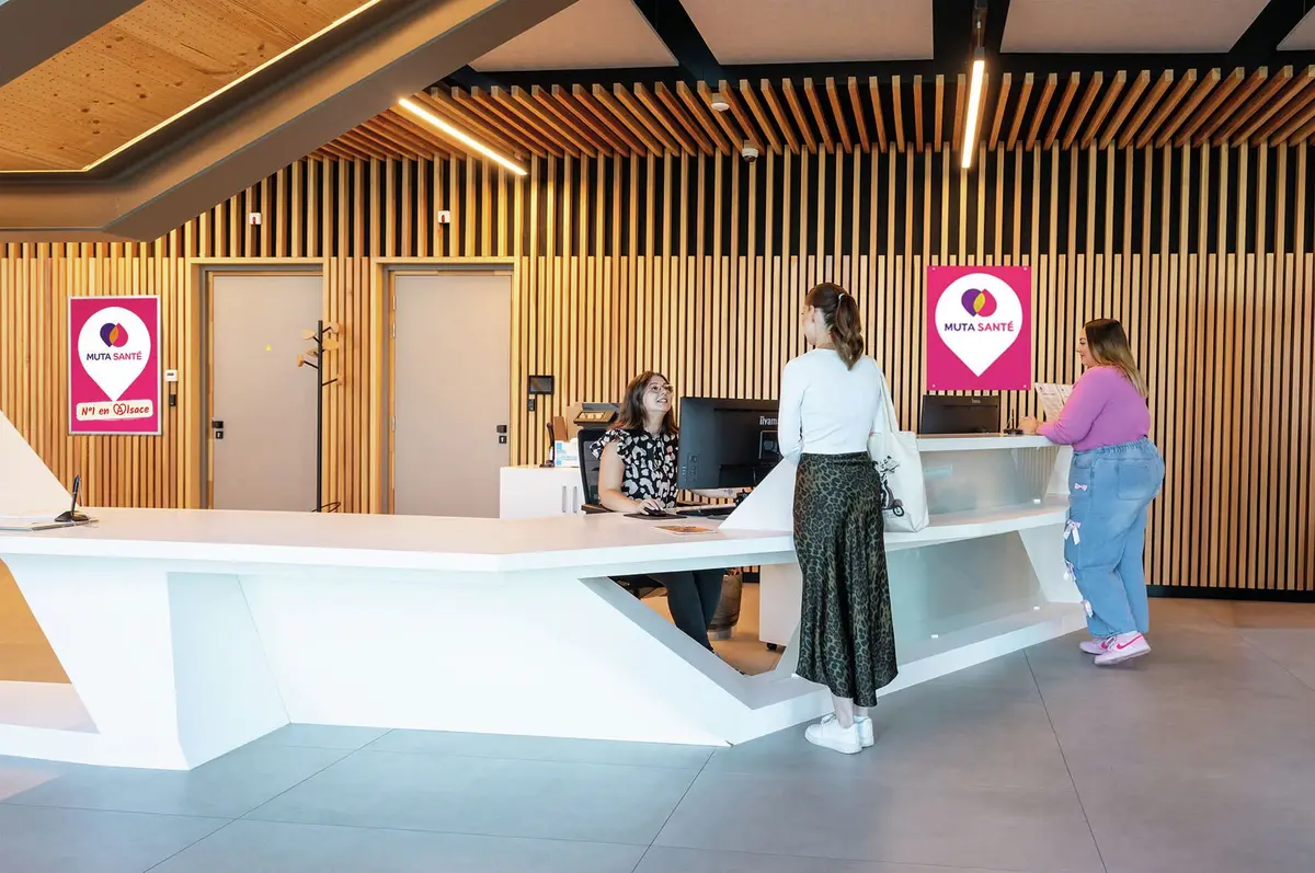 L'accueil de l'agence MUTA SANTÉ 