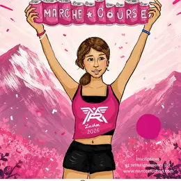 My Rose : Course/marche Contre Le Cancer Du Sein