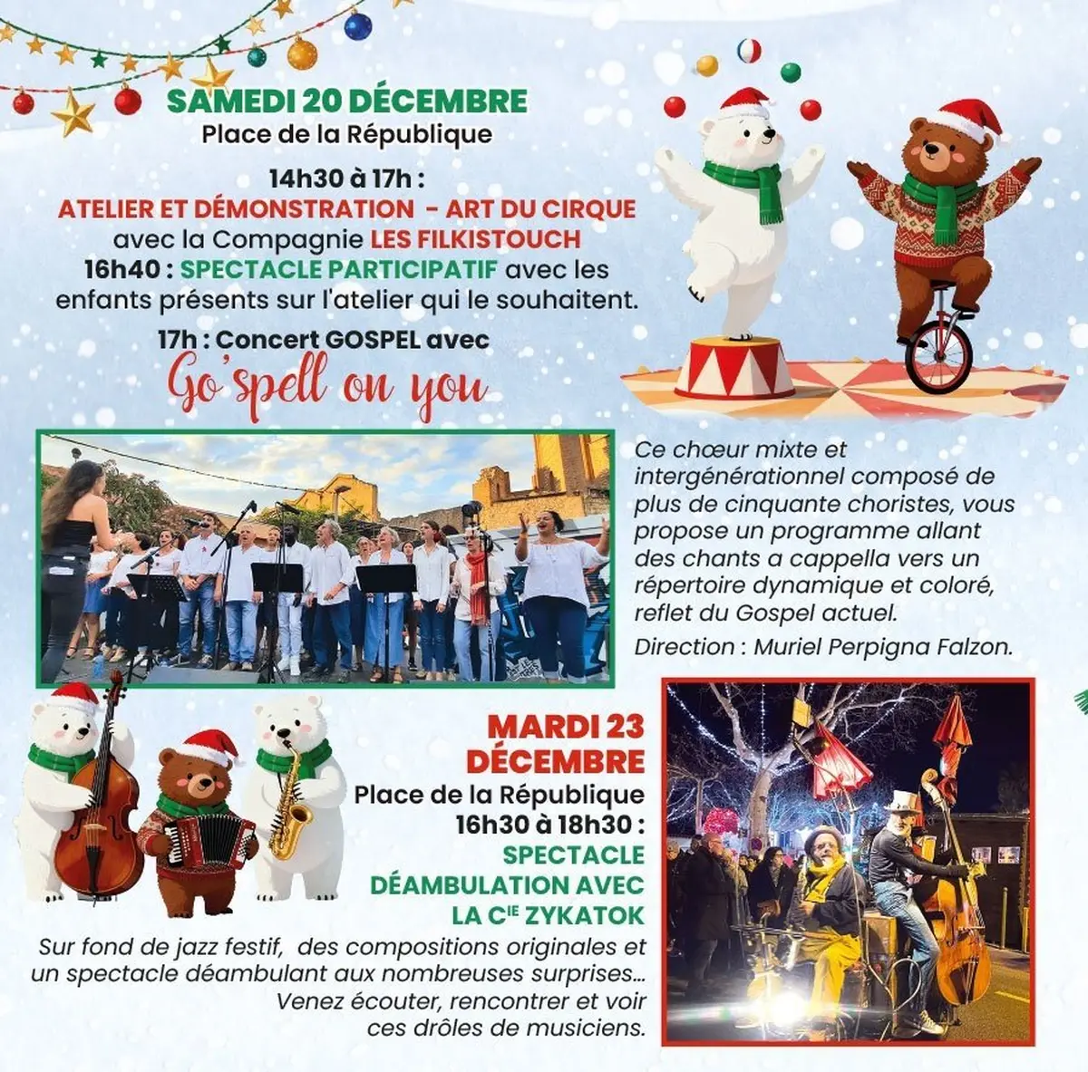 Nadal Des Ours - Arts Du Cirque Et Gospel