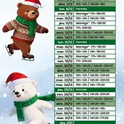 Nadal Des Ours - La Patinoire Et Le Manège