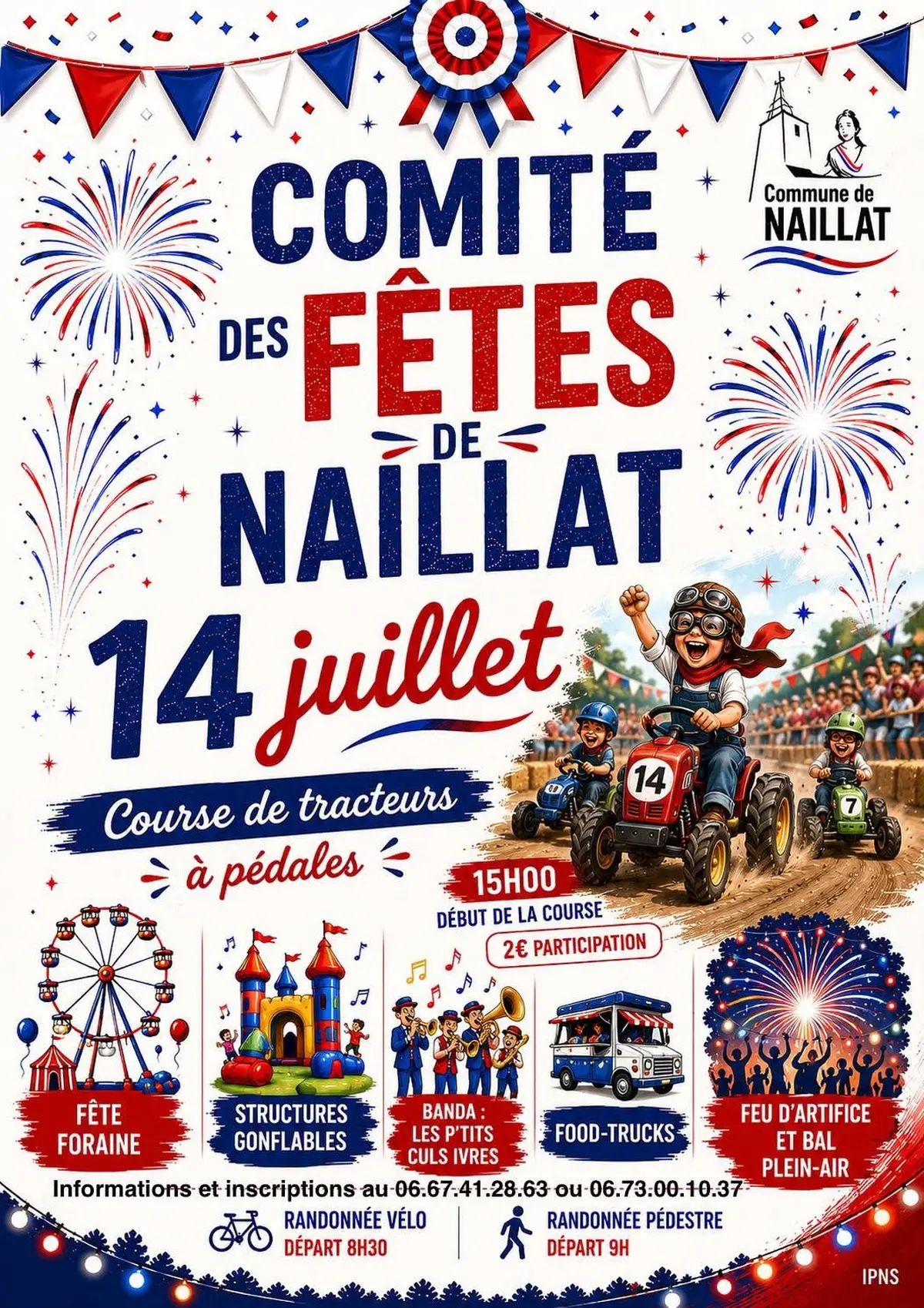 Naillat fête le 14 juillet