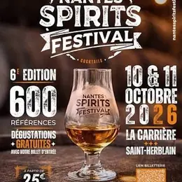 Nantes Spirits Festival 2026 : plus de 90 exposants réunis à La Carrière
