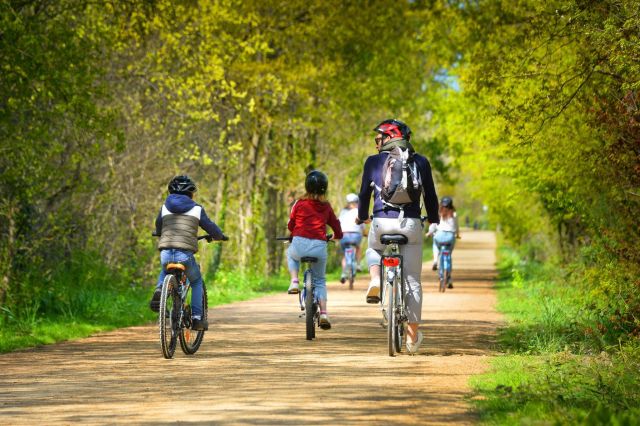 Famille participant à Nature is Bike