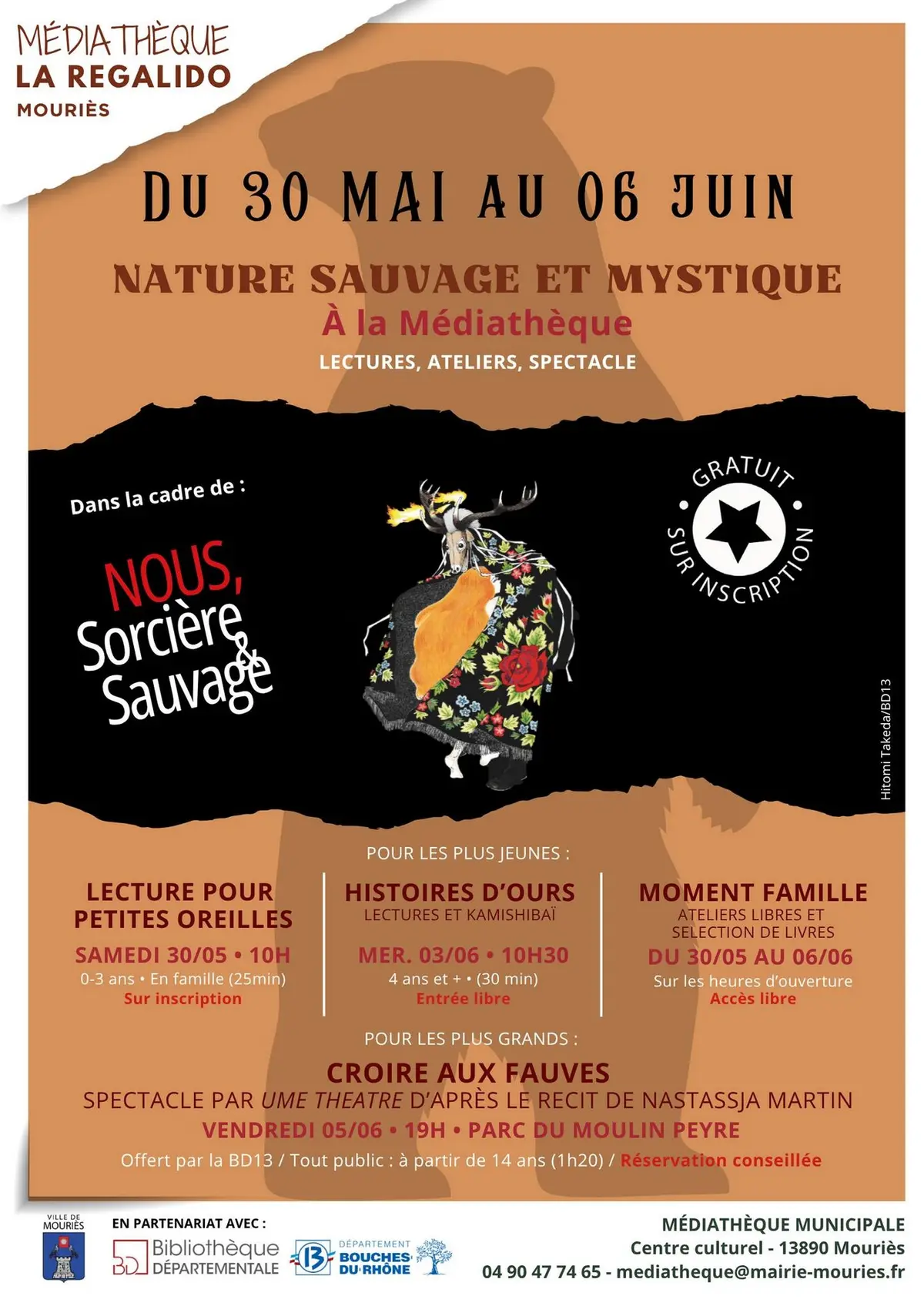 Nature sauvage et mystique à la Médiathèque de Mouriès