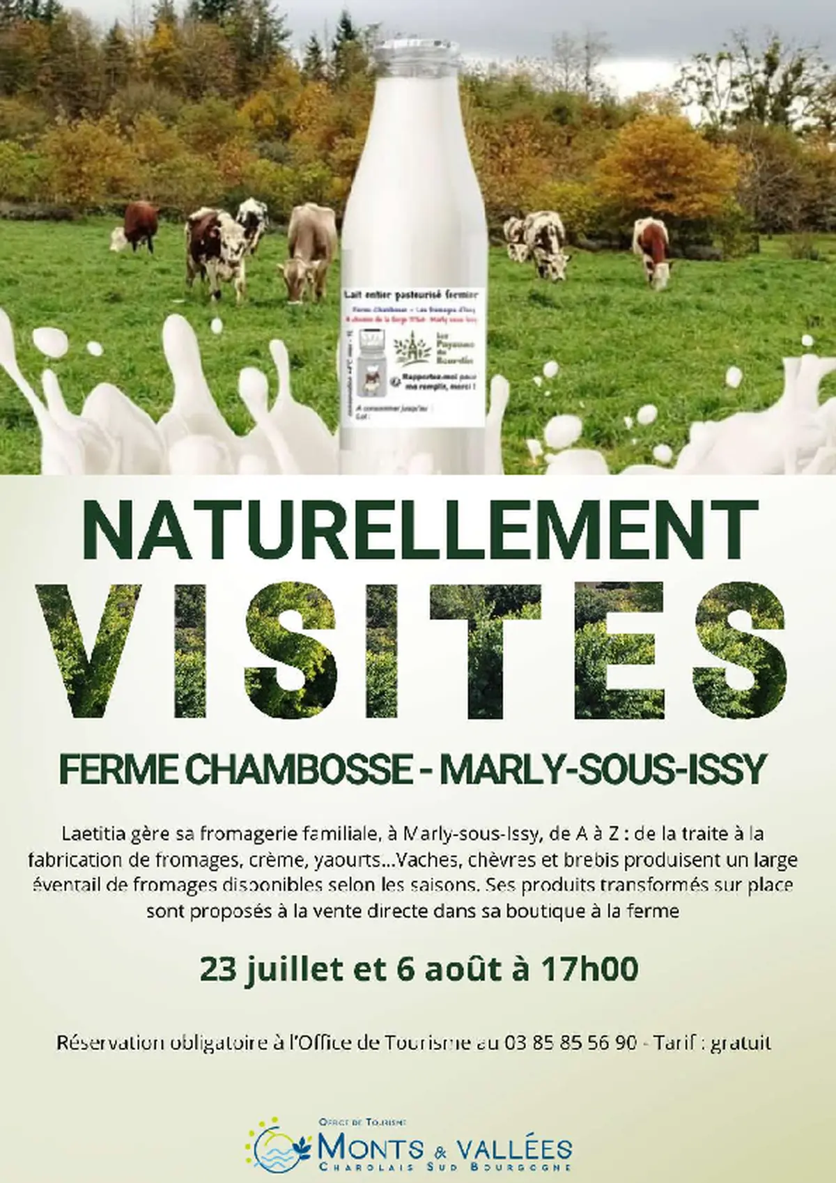 Naturellement visites : Visite de la ferme  Chambosse