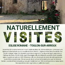 Naturellement visites : Visites commentées de l'église romane Saint Jean-Baptiste