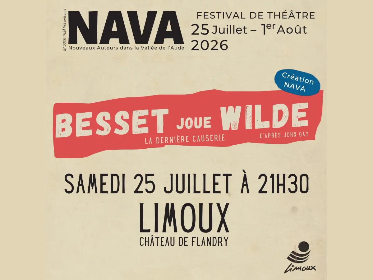 Nava 2026 - Besset Joue Wilde : La Dernière Causerie