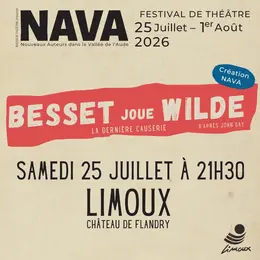 Nava 2026 - Besset Joue Wilde : La Dernière Causerie