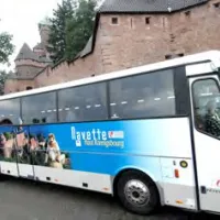 Bus navette n°500 pour se rendre au château du Haut-Koenigsbourg DR