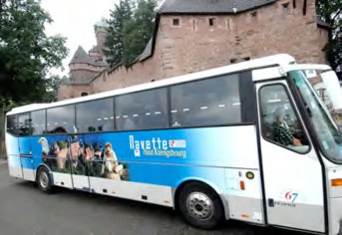 Bus navette n°500 pour se rendre au château du Haut-Koenigsbourg