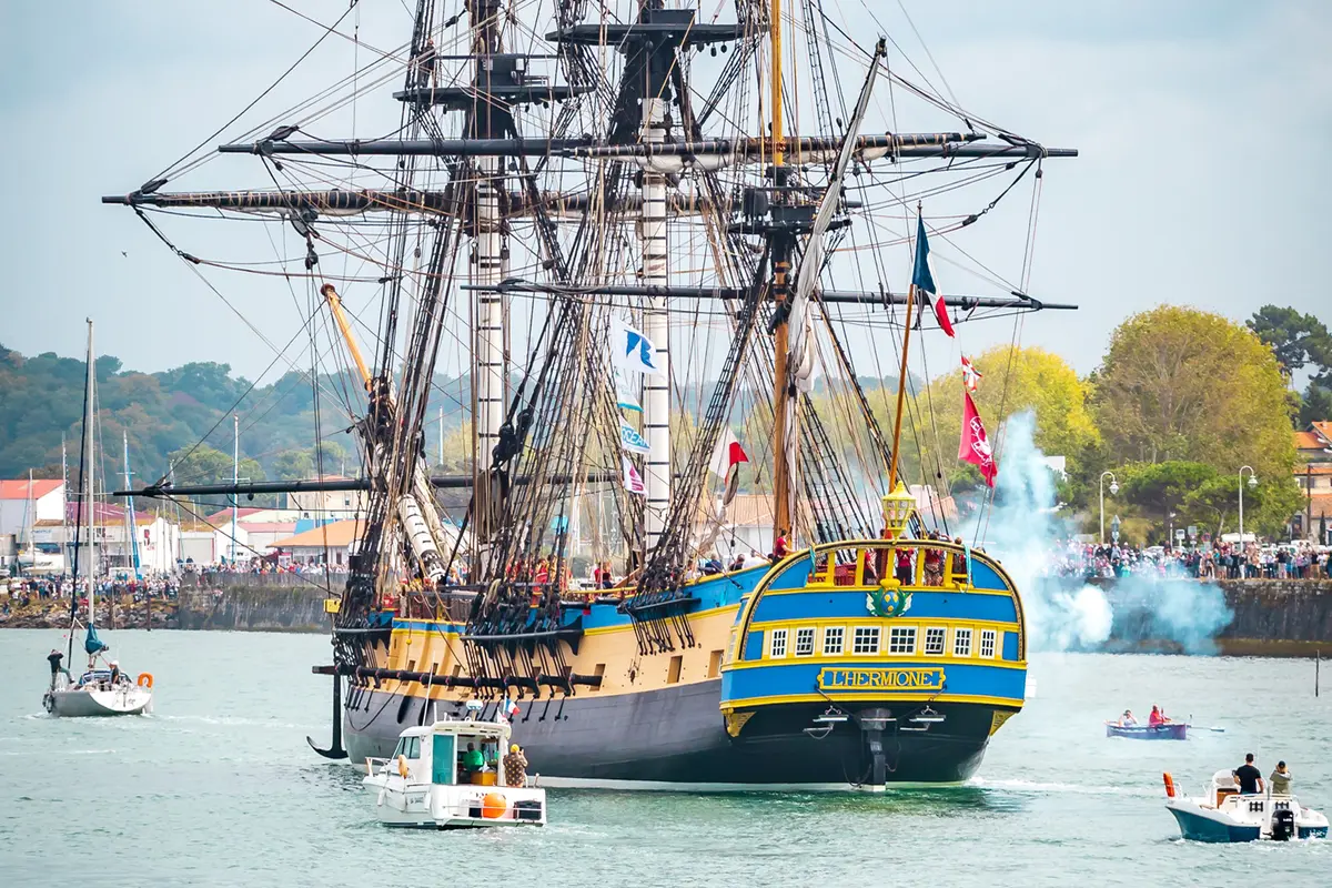 Navigation astronomique à bord de L'Hermione