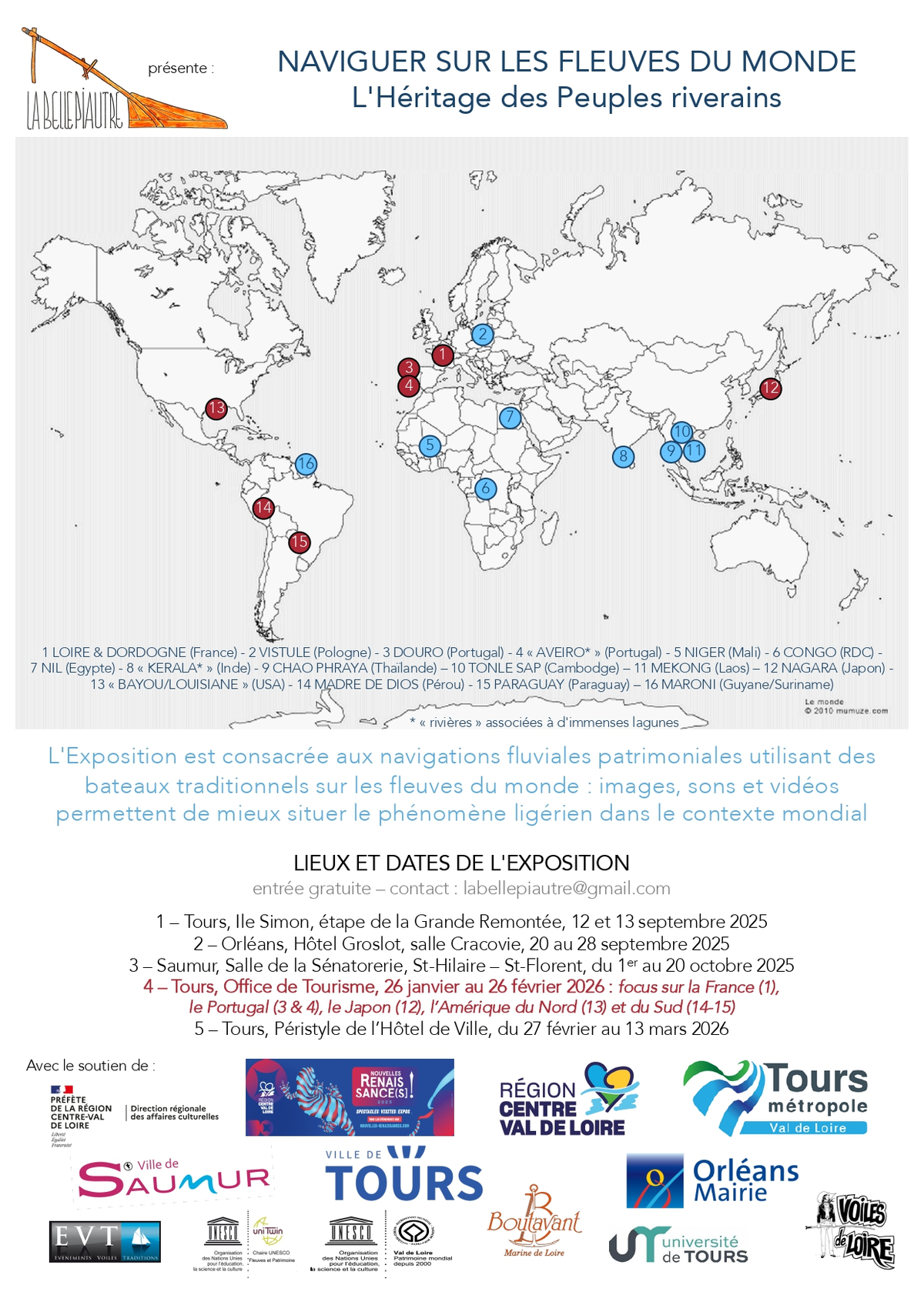 Naviguer sur les fleuves du Monde : L'héritage des peuples riverains