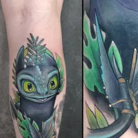 Tatouage réalisé par Zelda BJJ &copy; Zelda BJJ