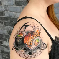 Tatouage réalisé par Zelda BJJ &copy; Zelda BJJ