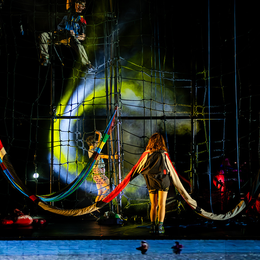 NERÓ_UNA PUTA HISTORIA DE AMOR, ou revisiter l'amour par la grimpe au Théâtre Silvia Monfort