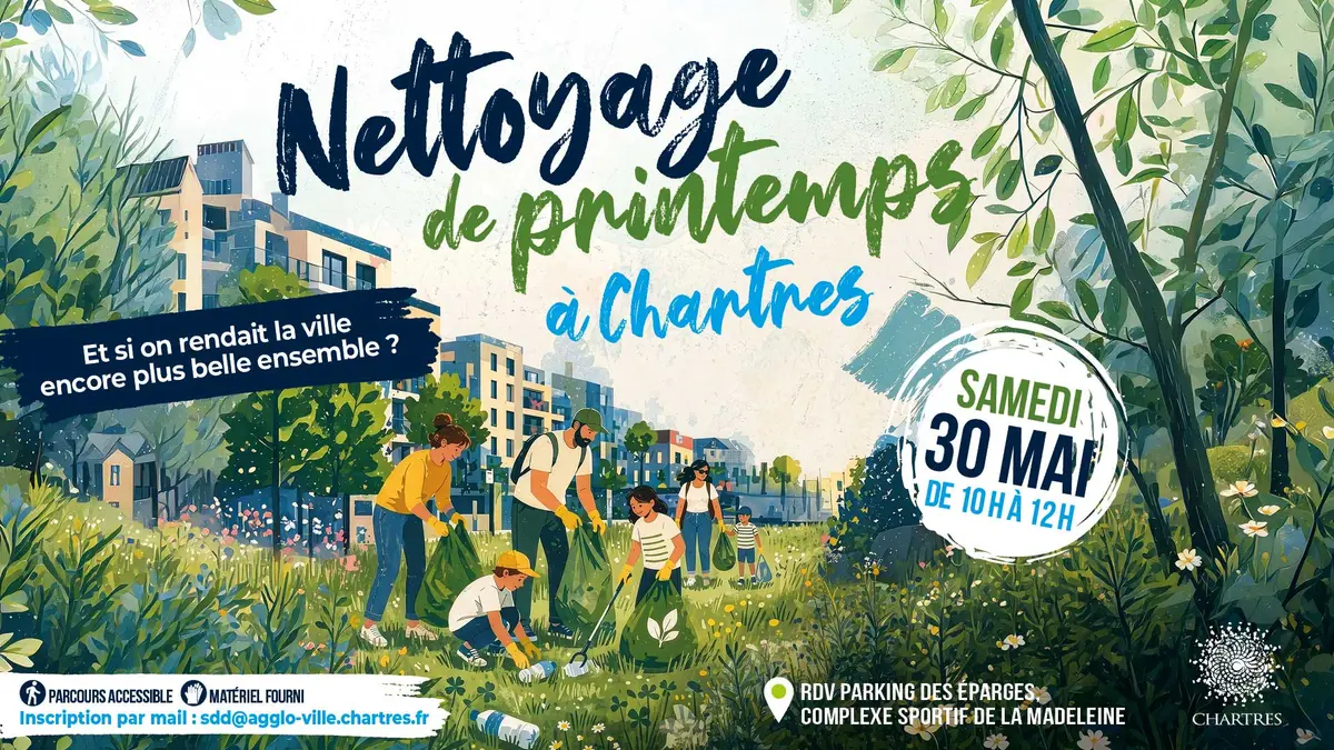 Nettoyage de printemps à Chartres