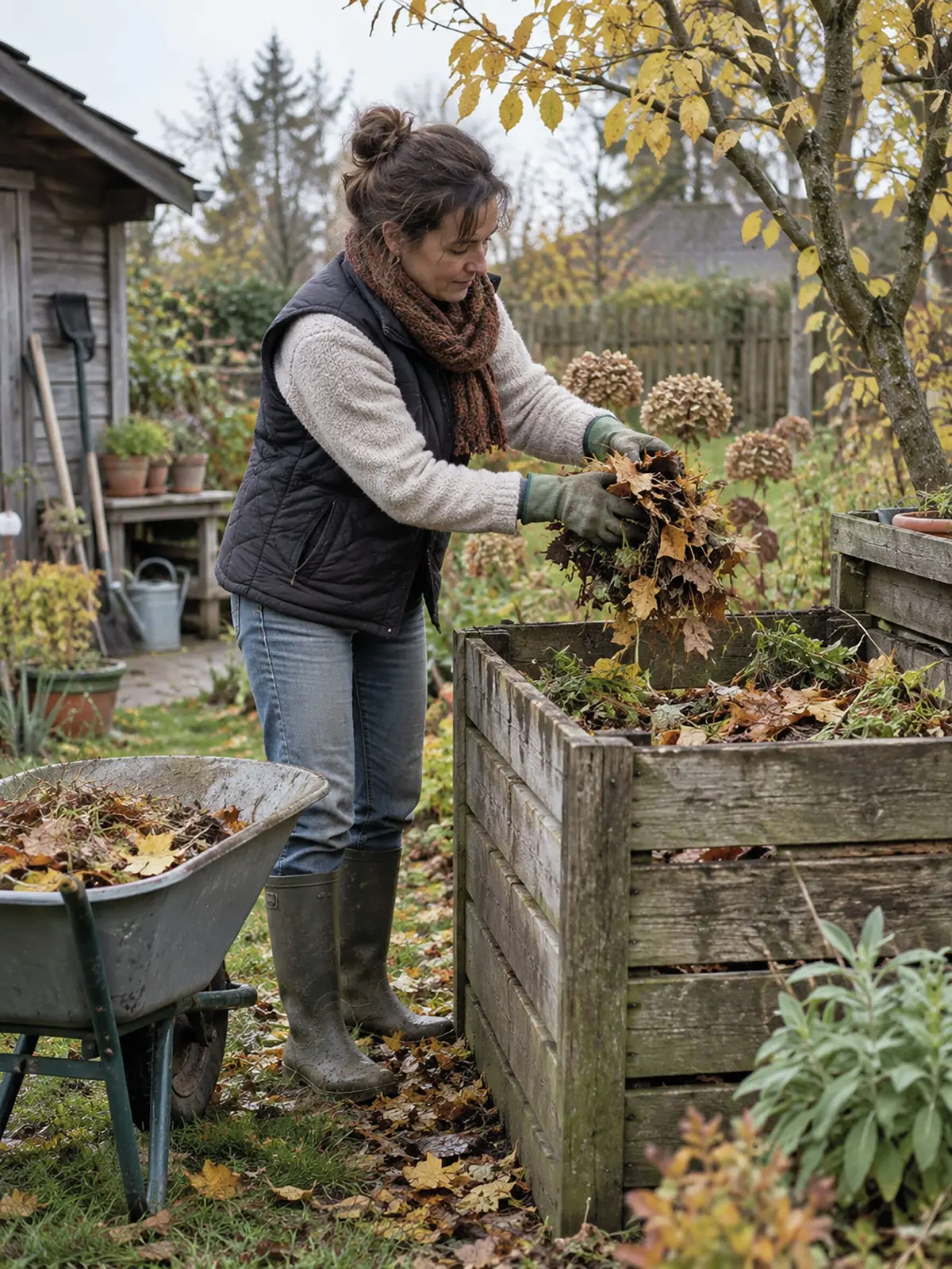 Les résidus végétaux se recyclent.