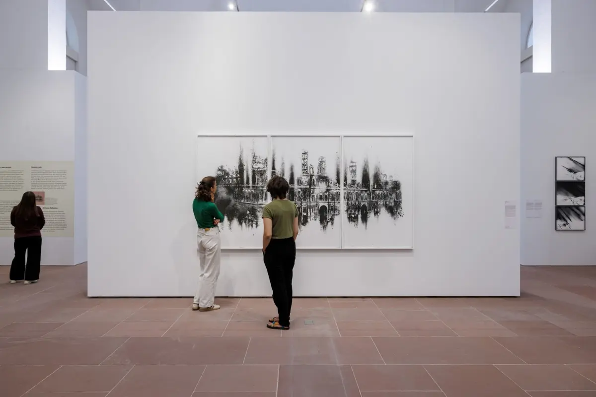 Vue de l'exposition Nicolas Daubanes. Le Feu Intérieur, Staatliche Kunsthalle Karlsruhe
