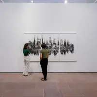 Vue de l'exposition Nicolas Daubanes. Le Feu Intérieur, Staatliche Kunsthalle Karlsruhe &copy; Felix Grünschloss