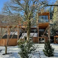 La Villa Forêt & Spa a beaucoup de charme sous la neige DR