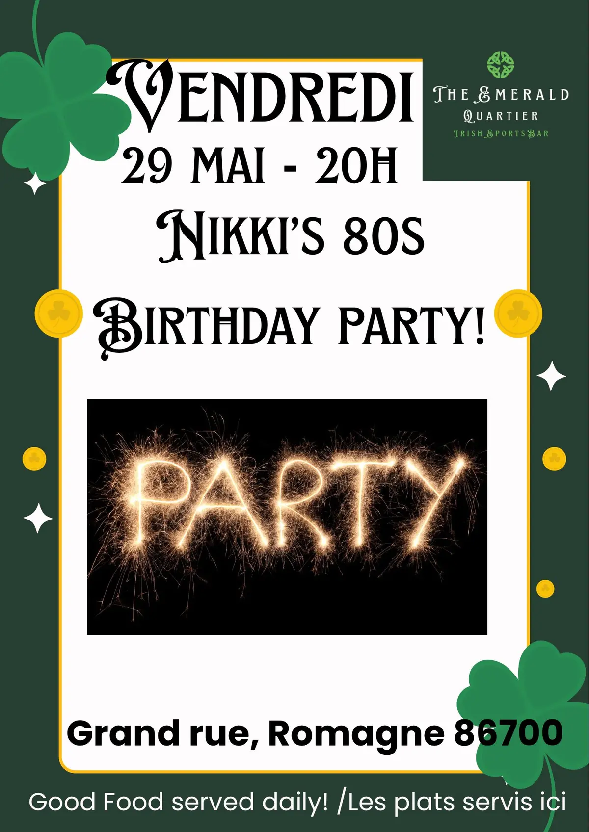 Nikki's 80s : Birthday Party