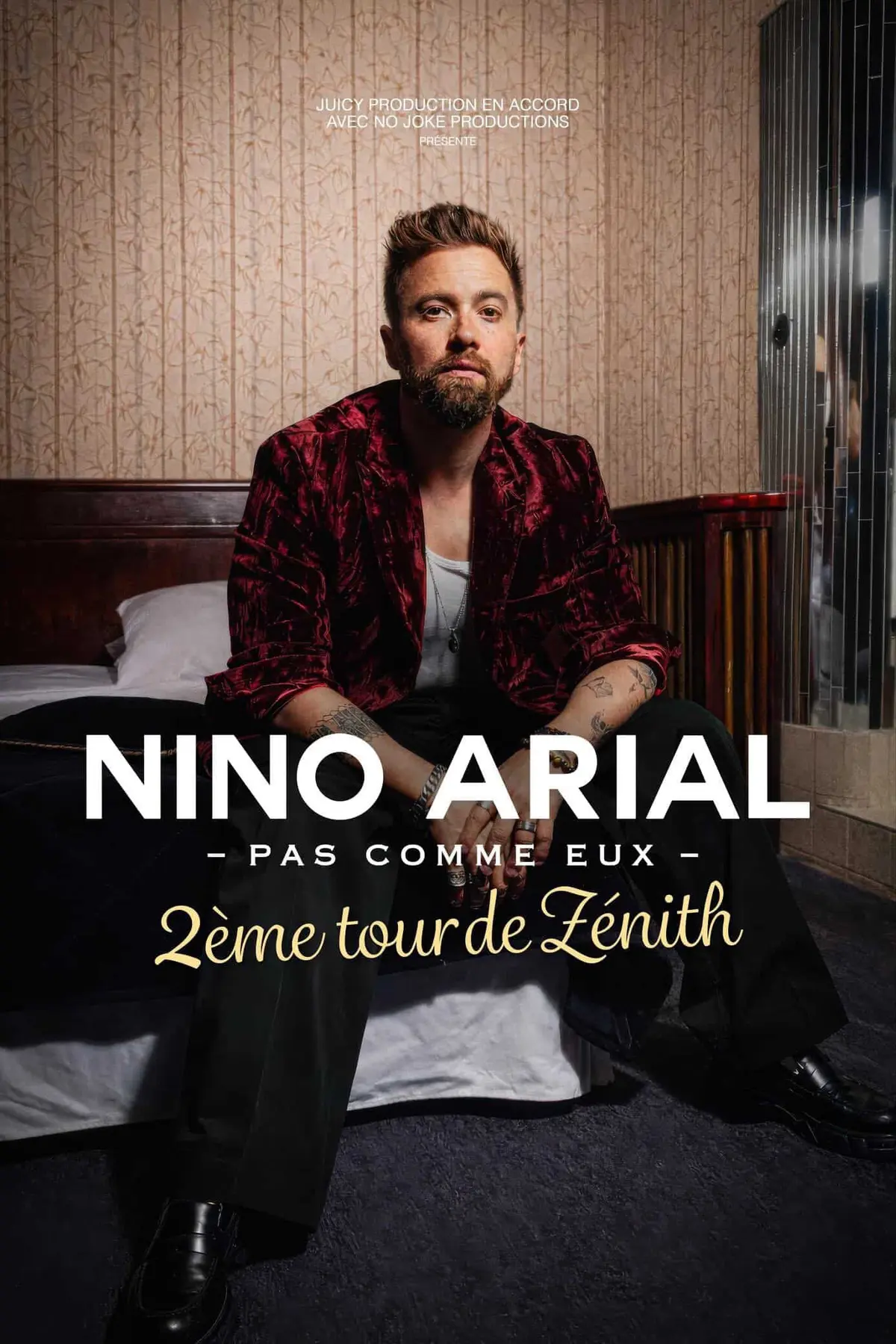 Nino Arial annonce son 2ème tour de Zénith pour 2027