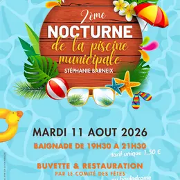 Nocturne à la piscine Stéphanie Barneix