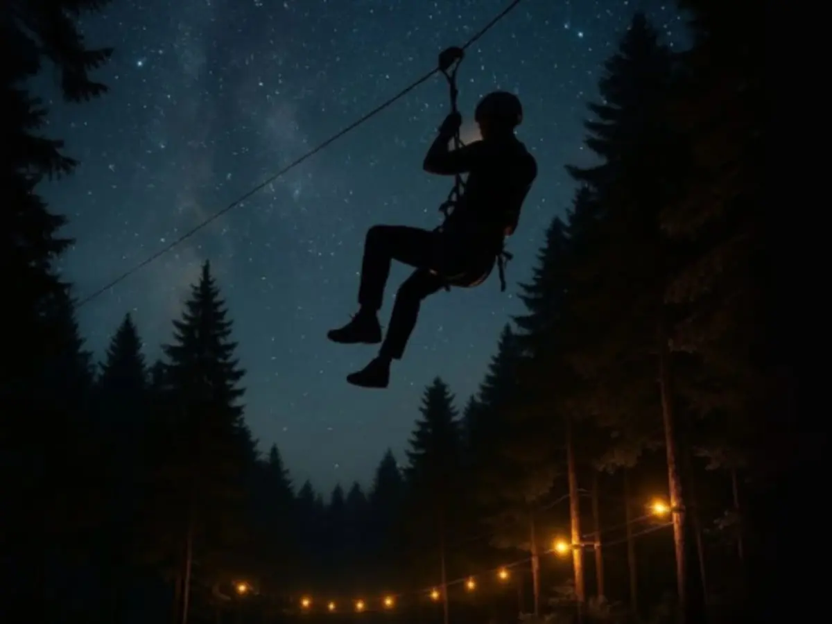 Nocturne accrobranche, AccroCamp Jablines