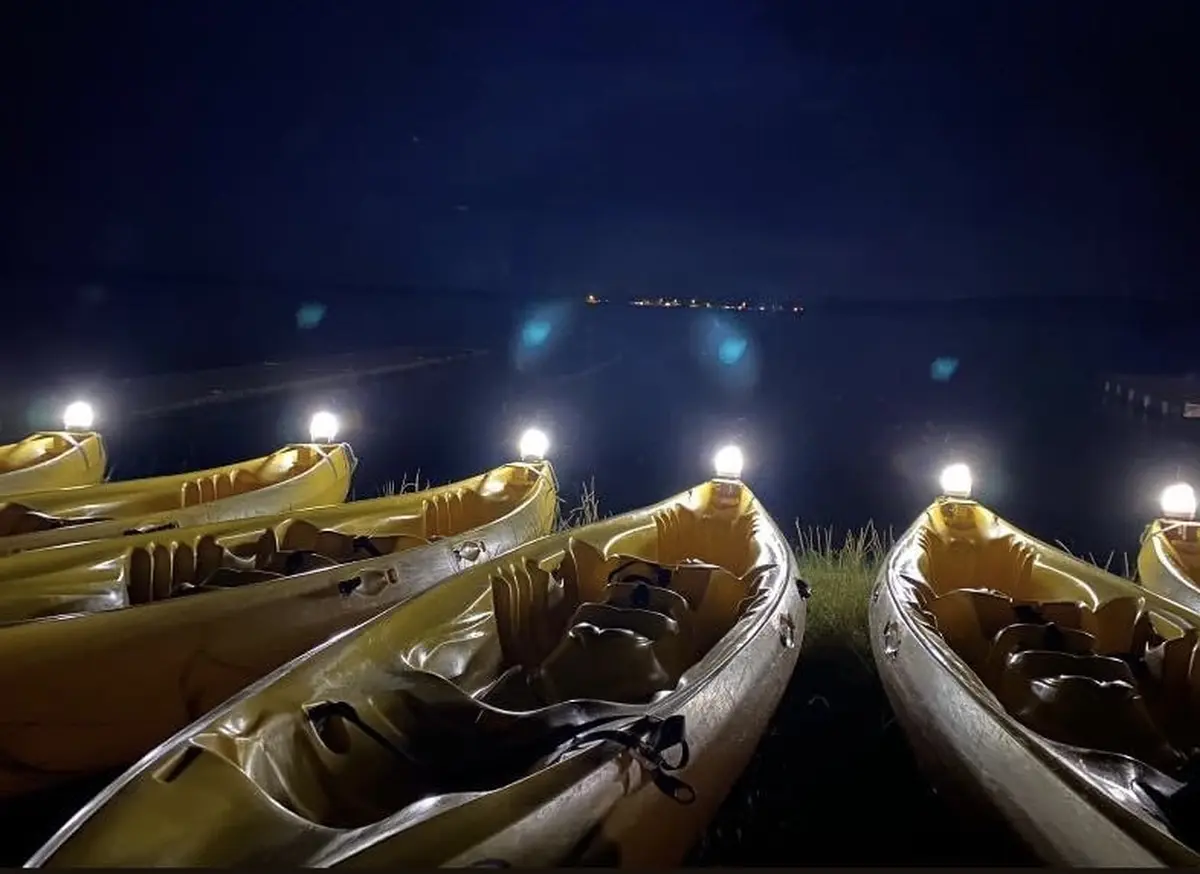 Nocturne en canoë