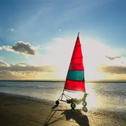 Nocturne en char à voile