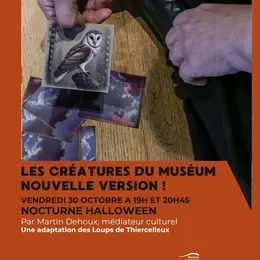 Nocturne Halloween : Les créatures du muséum Nouvelle version !