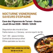 Nocturne vigneronne Saveurs d'Espagne