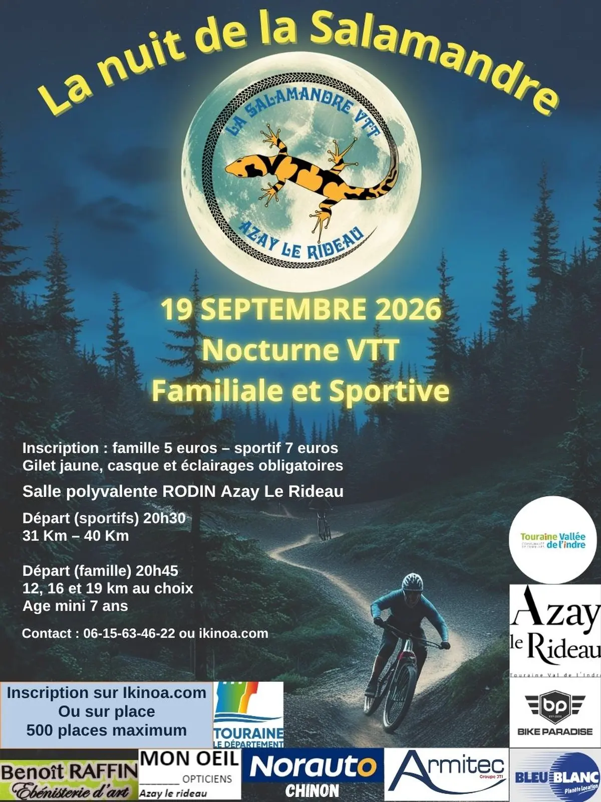 Nocturne VTT La Nuit de la Salamandre