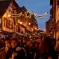 Les rues illuminées pour le marché de Noël de Bouxwiller DR