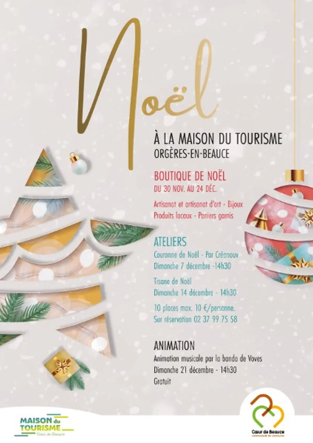 Noël à la Maison du Tourisme