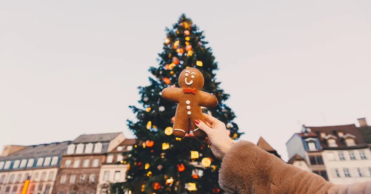 L'emblématique sapin de Noël de la Place Kléber à Strasbourg,