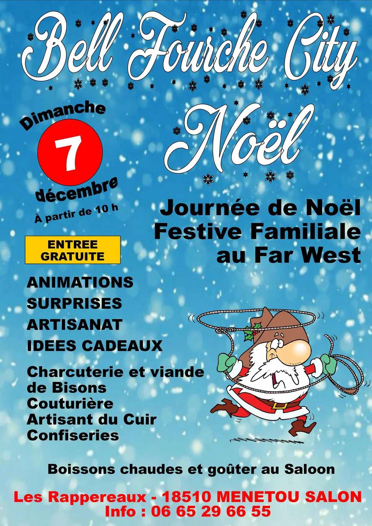Noël au Far West à Bell Fourche City