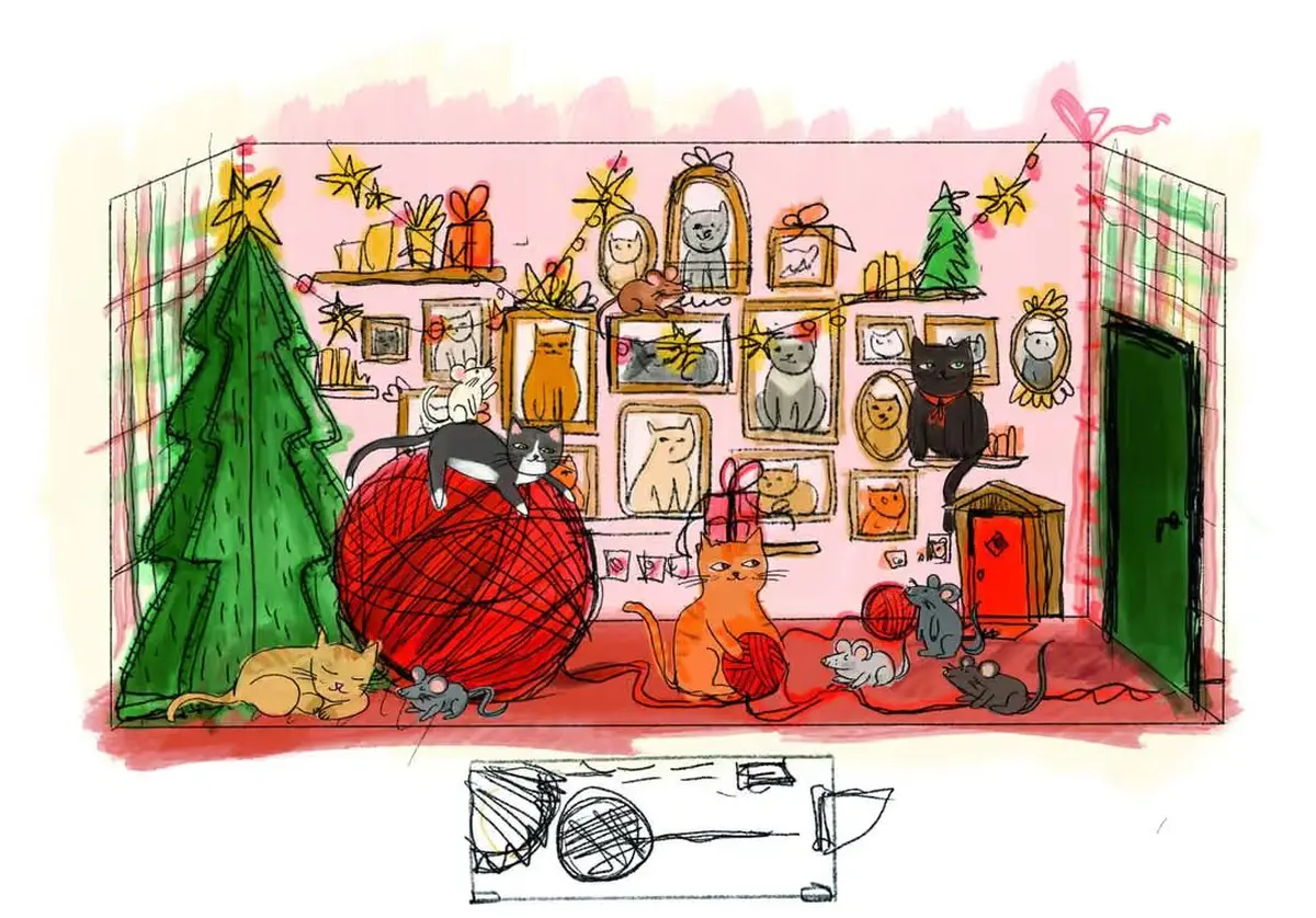Noël 2026 au Printemps Haussmann / Thème : « Un Noël bien tricoté »