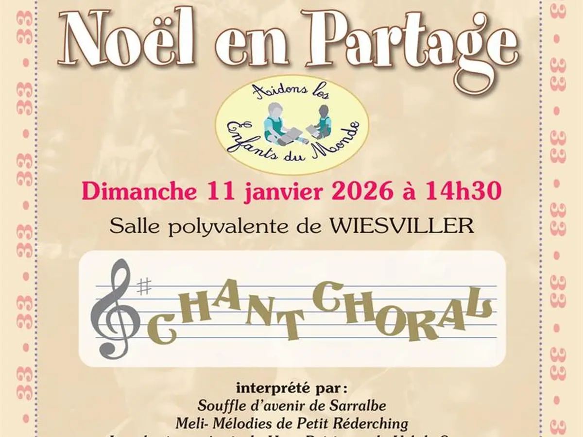 Noël en partage -  Chant Choral - Aidons les enfants du monde