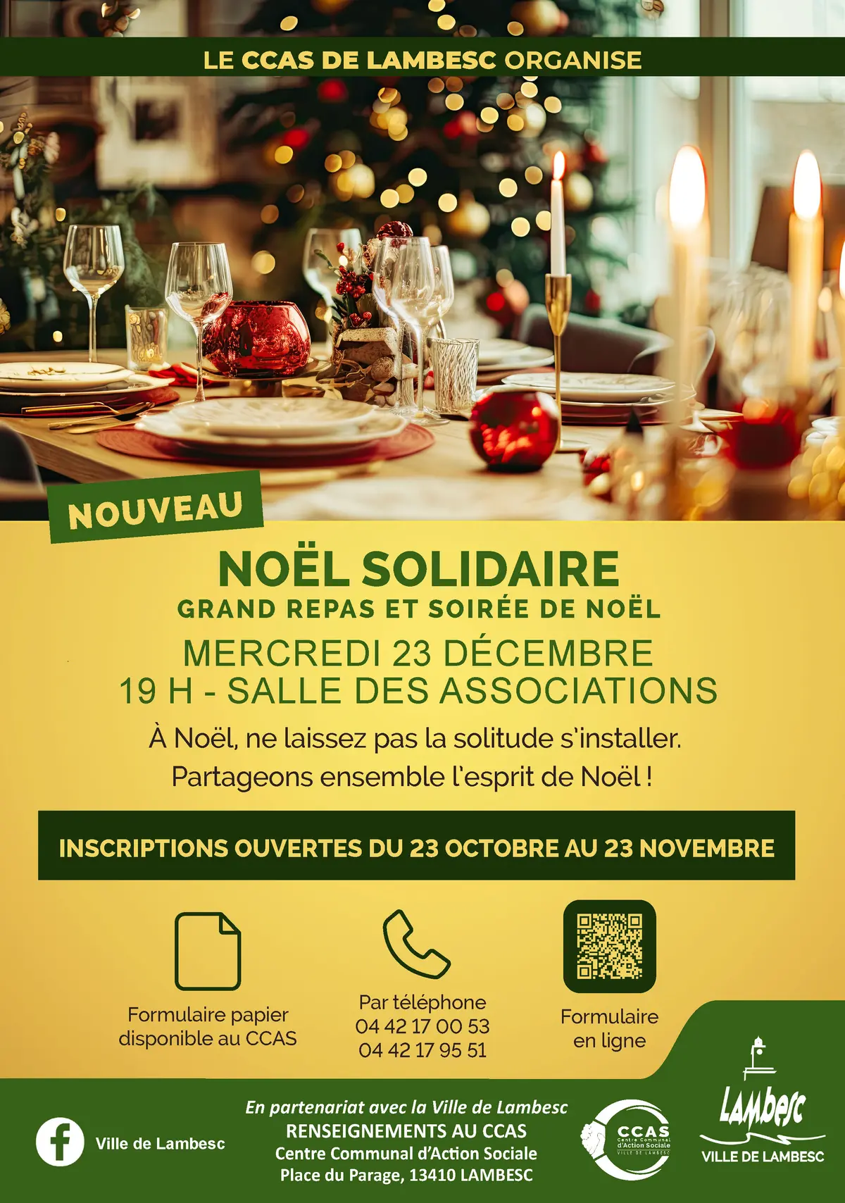 Noël solidaire : cette année, ne passez pas Noël seul !