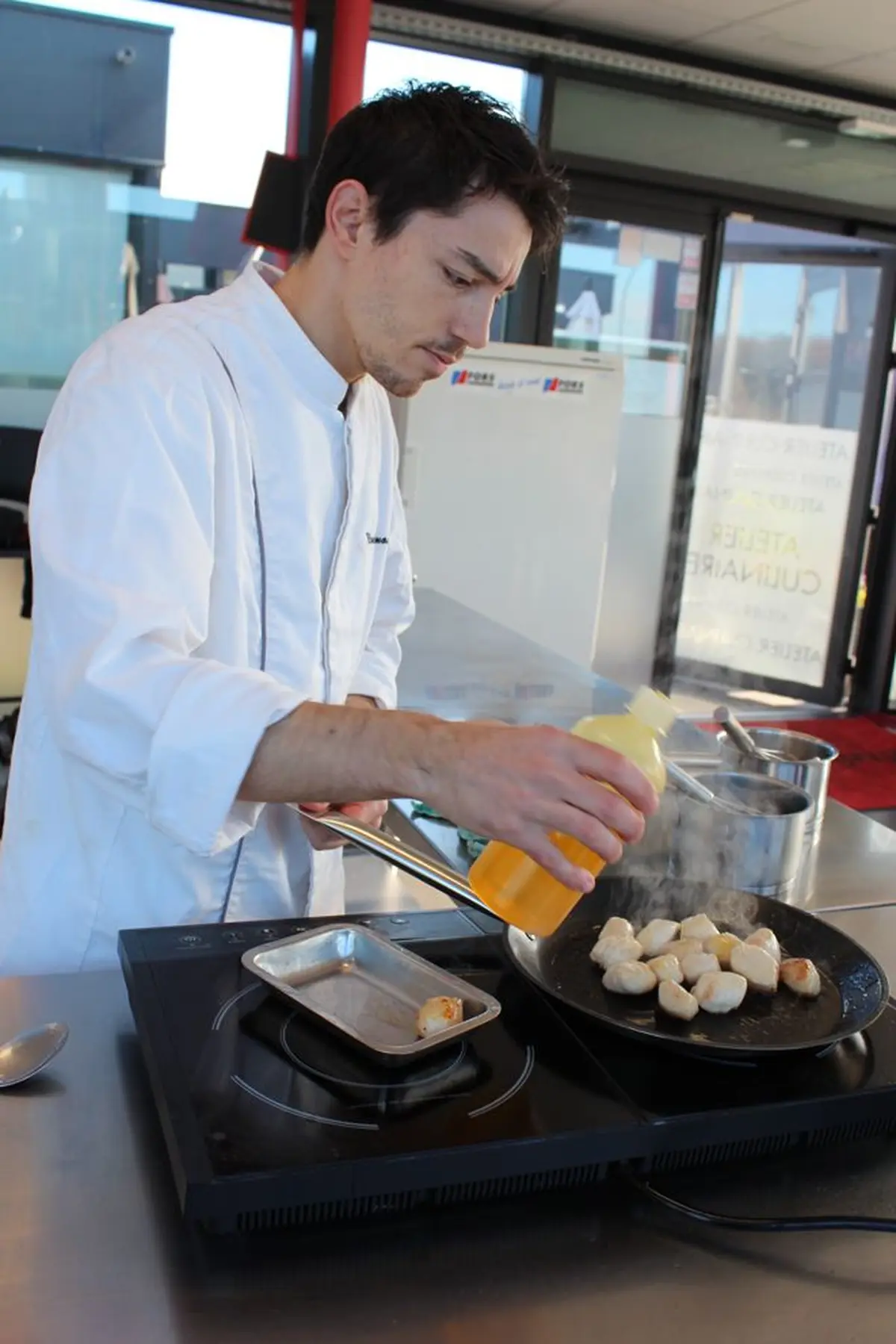 Poêlez les Saint-Jacques