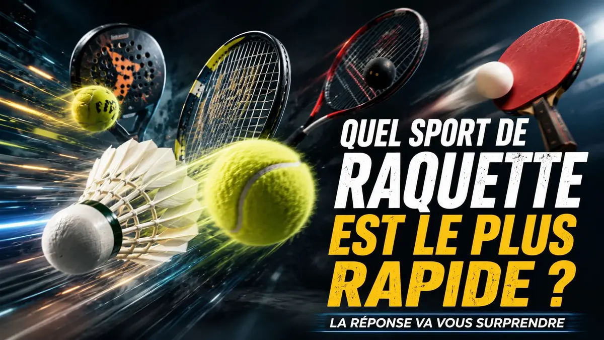 Non, ce n’est pas le tennis : voici le sport de raquette le plus rapide au monde