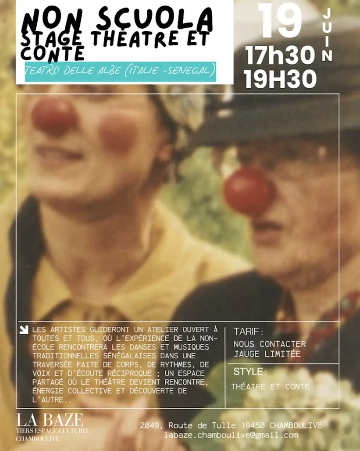 Non Scuola- stage théatre et conte