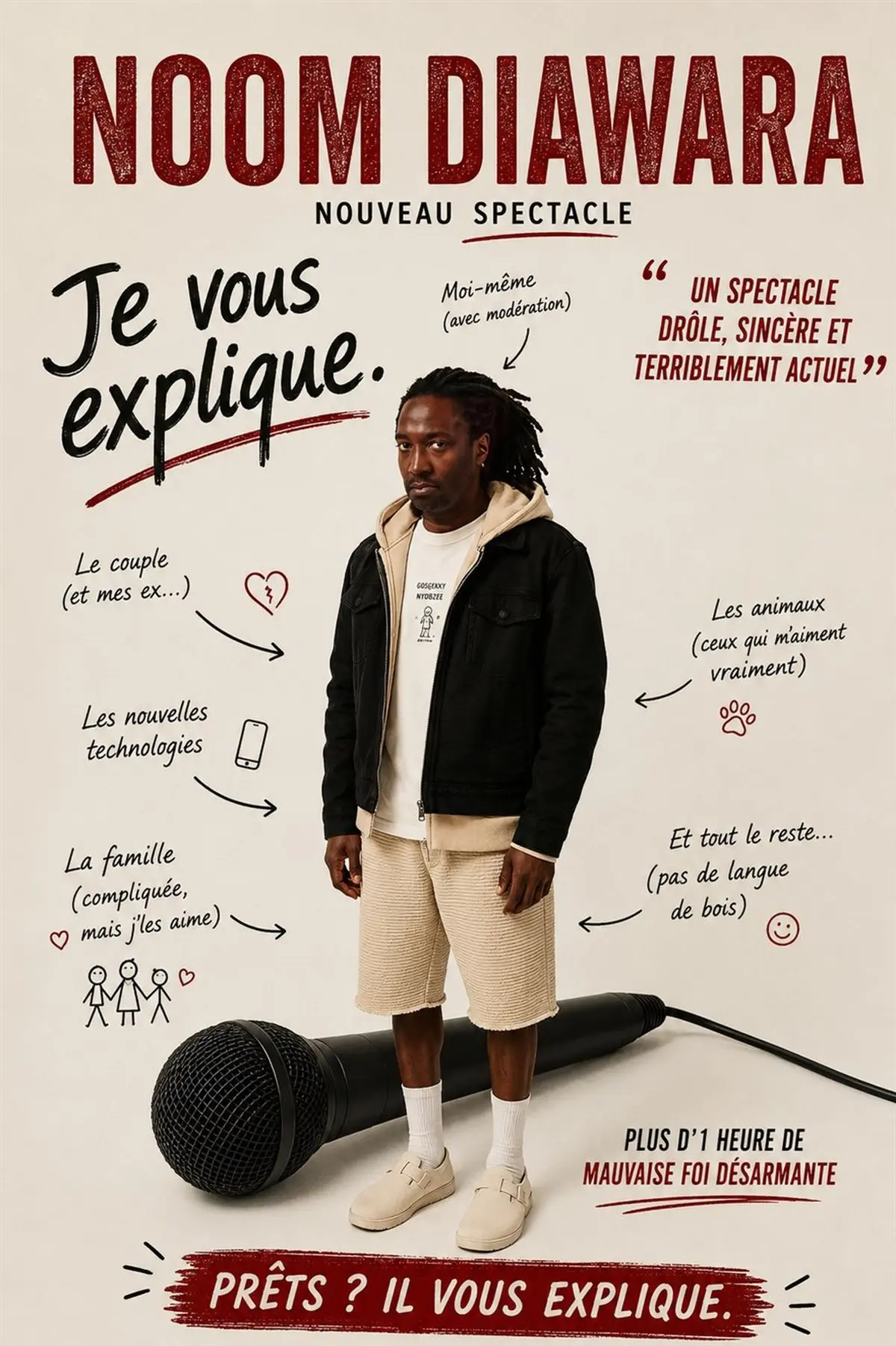 Noom Diawara dans Je vous explique